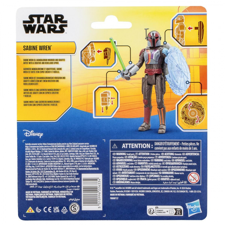 Star Wars Epic Hero Series 4 tum Deluxe-figur Sabine Wren