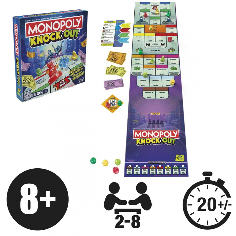 Hasbro Monopol Knockout (DK)