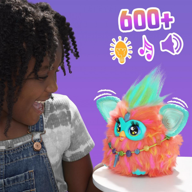 Hasbro Furby interaktiv plyschleksak Coral (EN)
