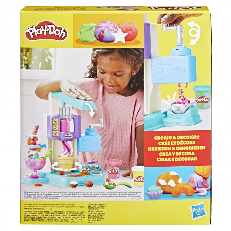 Play-Doh Kitchen Creations lekset Rainbow Swirl Glass Cream