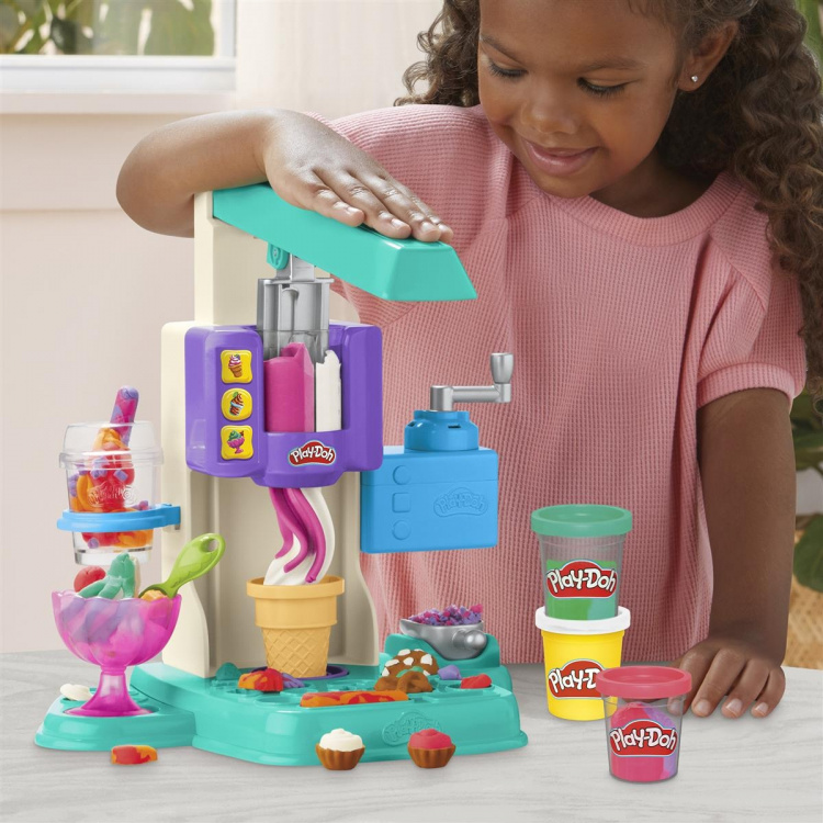 Play-Doh Kitchen Creations lekset Rainbow Swirl Glass Cream