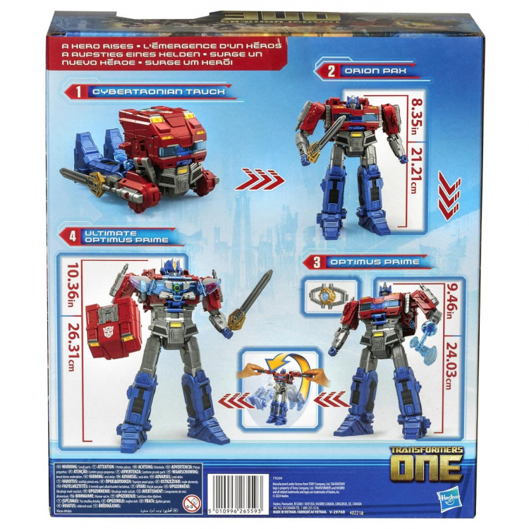 Transformers One Power Flip Optimus Transformers One Power Flip Optimus