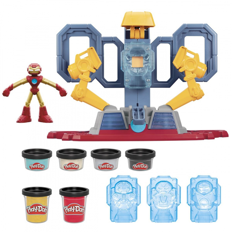Play-Doh Marvel Iron Man Armor Maker Lab lekset