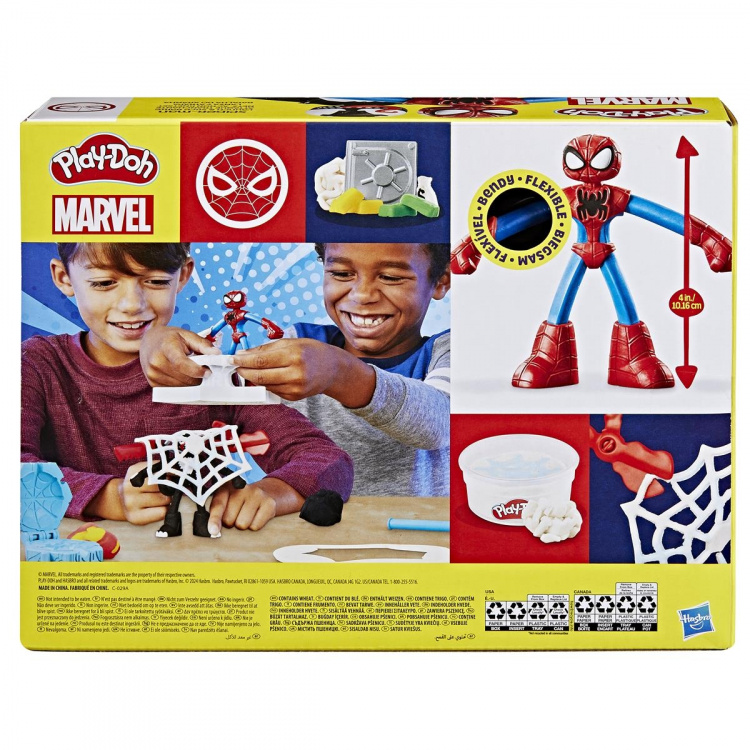 Play-Doh Marvel Spider-Man Launch & Slice lekset