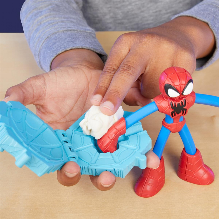 Play-Doh Marvel Spider-Man Launch & Slice lekset