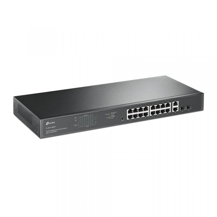 TP-Link 18-portars Gigabit Easy Smart Switch med 16-portars PoE+
