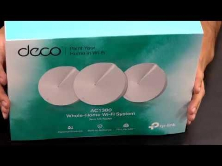 TP-Link Deco M5 (2-pack) AC1300 Wi-Fi-system med nät för hela hemmet TP-Link Deco M5 (2-pack) AC1300 Wi-Fi-system med nät för hela hemmet