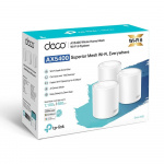 TP-Link Deco X60 (3-pack) Wi-Fi 6 AX Wi-Fi-system med nät för hela hemmet TP-Link Deco X60 (3-pack) Wi-Fi 6 AX Wi-Fi-system med nät för hela hemmet