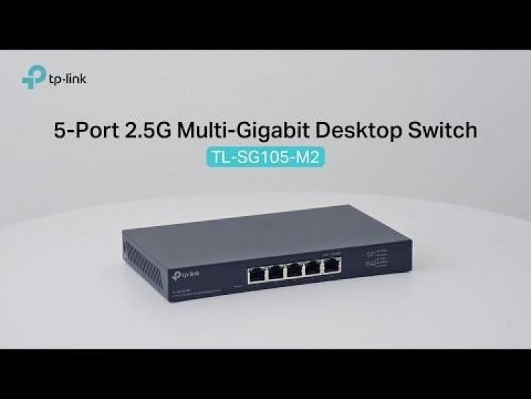 TP-Link 5-Port 2.5G Multi-Gigabit Skrivbordsswitch