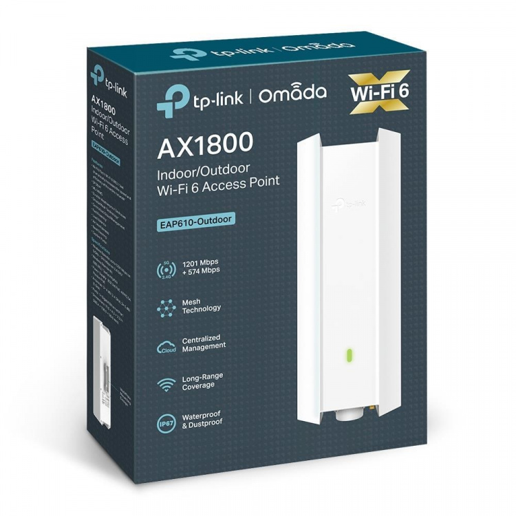 TP-Link AX1800 Inomhus/Dörr Wi-Fi 6 Accesspunkt TP-Link AX1800 Inomhus/Dörr Wi-Fi 6 Accesspunkt