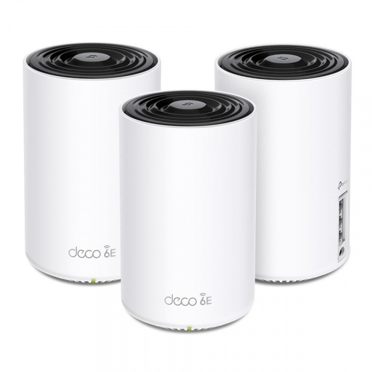 TP-Link Deco XE75 (3-pack) Wi-Fi 6E AXE5400 Wi-Fi-system med nät för hela hemmet TP-Link Deco XE75 (3-pack) Wi-Fi 6E AXE5400 Wi-Fi-system med nät för hela hemmet