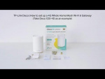 TP-Link Deco X50 Wi-Fi 6 AX3000 4G Gateway för nät i hela hemmet