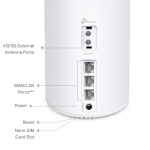 TP-Link Deco X50 Wi-Fi 6 AX3000 4G Gateway för nät i hela hemmet
