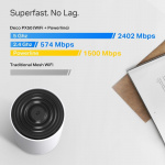 TP-Link Deco PX50 Wi-Fi 6 AX3000 + G1500 Powerline Mesh-system för hela hemmet (3-pack)
