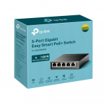 TP-Link 5-portars Gigabit Easy Smart Switch med 4-portars PoE+