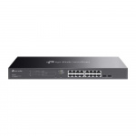 TP-Link JetStream 18-portars Gigabit Smart Switch med 16-portars PoE+ TP-Link JetStream 18-portars Gigabit Smart Switch med 16-portars PoE+