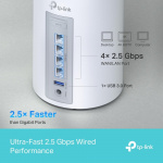 TP-Link Deco BE65 Wi-Fi 7 BE9300 Wi-Fi-system med nät för hela hemmet (1-pack) TP-Link Deco BE65 Wi-Fi 7 BE9300 Wi-Fi-system med nät för hela hemmet (1-pack)