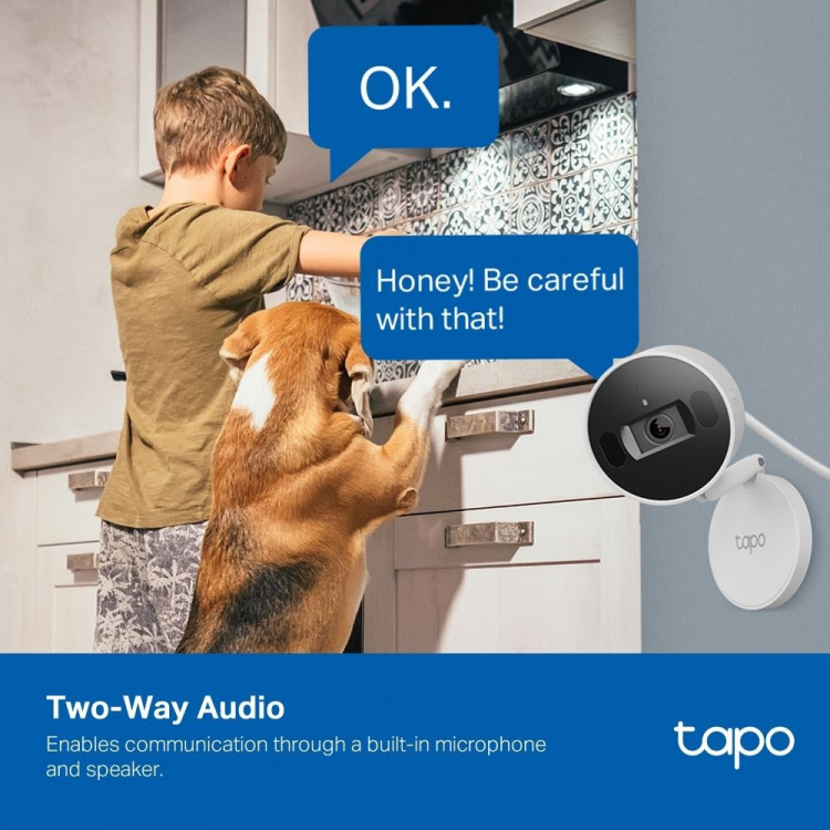 TP-Link Tapo AI Wi-Fi-kamera för hemsäkerhet /Tapo C125 TP-Link Tapo AI Wi-Fi-kamera för hemsäkerhet /Tapo C125
