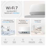 TP-Link Deco BE25 BE3600 Wi-Fi 7-system med nät för hela hemmet (1-pack) TP-Link Deco BE25 BE3600 Wi-Fi 7-system med nät för hela hemmet (1-pack)