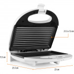 Tristar Smörgåsgrill SA-3050 22X13cm 750W Panini Tristar Smörgåsgrill SA-3050 22X13cm 750W Panini