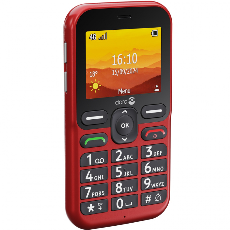 Doro Mobiltelefon 4G Leva L11 Röd