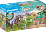 Playmobil Tre hästar med sadlar (71356)