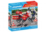 Playmobil Brandmotorcykel och oljespillolycka (71466)