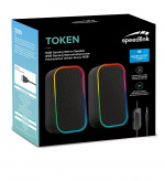 Speedlink TOKEN RGB stereohögtalare för spel, svart
