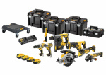 DeWALT DCK853P4T-QW 8-delat Combopack XR 18 Volt 5,0 Ah Li-Ion inkl. 4 batterier i TSTAK-fodral