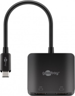 Goobay USB-C™-adapter till 2x HDMI™ utökar en USB-C™-port med två HDMI™-portar Goobay USB-C™-adapter till 2x HDMI™ utökar en USB-C™-port med två HDMI™-portar