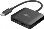 Goobay USB-C™-adapter till 2x HDMI™ utökar en USB-C™-port med två HDMI™-portar Goobay USB-C™-adapter till 2x HDMI™ utökar en USB-C™-port med två HDMI™-portar