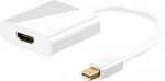 Goobay Mini DisplayPort™/HDMI™-adapterkabel 1.2, Guldpläterad Mini DisplayPort plugg > HDMI™-uttag (typ A)