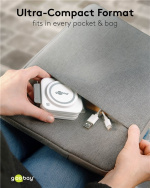 Goobay 3in1 trådlös laddare, vikbar, 15 W laddar trådlöst upp till 3 enheter samtidigt Goobay 3in1 trådlös laddare, vikbar, 15 W laddar trådlöst upp till 3 enheter samtidigt