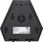 Goobay LED-vägglampa med solcell Diamant, svart 45 lm, 3 lägen varmvit till kallvit (3000, 4200, 6500 K), för indirekt utomhusbelysning