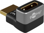 Goobay HDMI™ vinkeladapter 90° vertikal, 8K/60Hz HDMI™-uttag (typ A) > HDMI™ kontakt (typ A) 90 ° Goobay HDMI™ vinkeladapter 90° vertikal, 8K/60Hz HDMI™-uttag (typ A) > HDMI™ kontakt (typ A) 90 °
