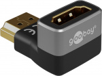 Goobay HDMI™ vinkeladapter 270° vertikal, 8K/60Hz HDMI™-uttag (typ A) > HDMI™ kontakt (typ A) 270 ° Goobay HDMI™ vinkeladapter 270° vertikal, 8K/60Hz HDMI™-uttag (typ A) > HDMI™ kontakt (typ A) 270 °