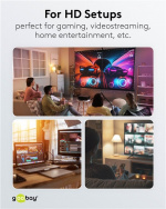 Goobay USB-C™-kabel, USB 3.2, 60 W, 5 Gbit/s, Power Delivery, 1 m USB-C™-kontakt > USB-C™-kontakt Goobay USB-C™-kabel, USB 3.2, 60 W, 5 Gbit/s, Power Delivery, 1 m USB-C™-kontakt > USB-C™-kontakt