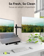 Goobay Laptopfäste för monitorarm, svart för bärbara datorer från 10 till 15,6 tum (25 - 40 cm), max. 4,5 kg, för montering på ett bildskärmsfäste Goobay Laptopfäste för monitorarm, svart för bärbara datorer från 10 till 15,6 tum (25 - 40 cm), max. 4,5 kg, för montering på ett bildskärmsfäste