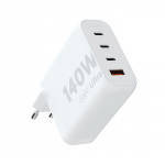 Xtorm 140W GaN2 Ultra Home Charger 3xUSB-C/USB-A White Xtorm 140W GaN2 Ultra Home Charger 3xUSB-C/USB-A White