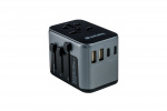 Verbatim Universell reseadapter UTA-03 PD30W/QC / 2xUSB / 2xTyp-C