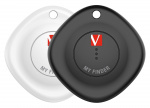 Verbatim My Finder Bluetooth Tracker, svart/vit (2-pack)