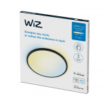 WiZ Superslim Smart Taklampa - Svart 22W