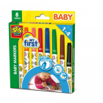 SES Creative Babymarkers, 8 färger - (S00299)