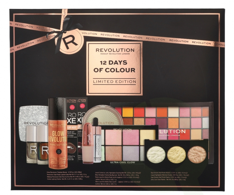 Makeup Revolution Advent Calendar Limited Edition 12 piece 12 Pcs