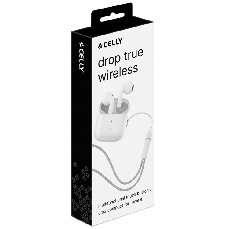 Celly Hörlurar Earpods TWS Compact Vit Celly Hörlurar Earpods TWS Compact Vit