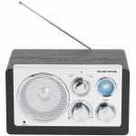 Denver AM/FM analog radio Svart