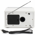 Denver Radio AM/FM Analog inställning AUX-ingång TR-63W Vit Denver Radio AM/FM Analog inställning AUX-ingång TR-63W Vit