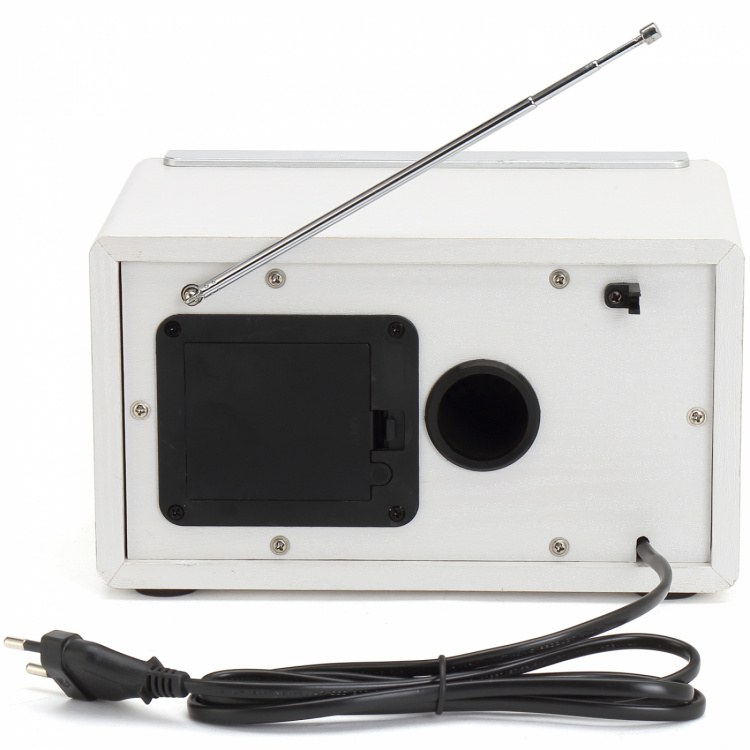 Denver Radio AM/FM Analog inställning AUX-ingång TR-63W Vit Denver Radio AM/FM Analog inställning AUX-ingång TR-63W Vit