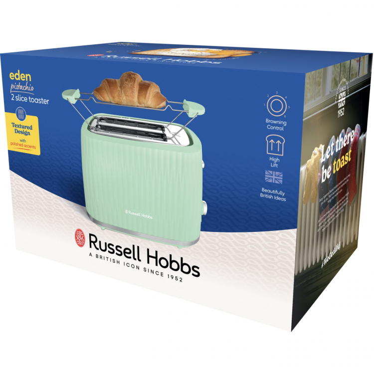Russell Hobbs Brödrost 27374-56 Eden 2S Toaster Pistachio Russell Hobbs Brödrost 27374-56 Eden 2S Toaster Pistachio