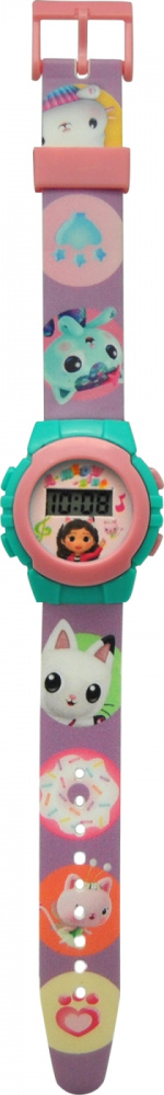Gabby\'s Dollhouse Kids Licensing - Digital Wrist Watch - Gabby\'s Dollhouse (033731101) Gabby\'s Dollhouse Kids Licensing - Digital Wrist Watch - Gabby\'s Dollhouse (033731101)
